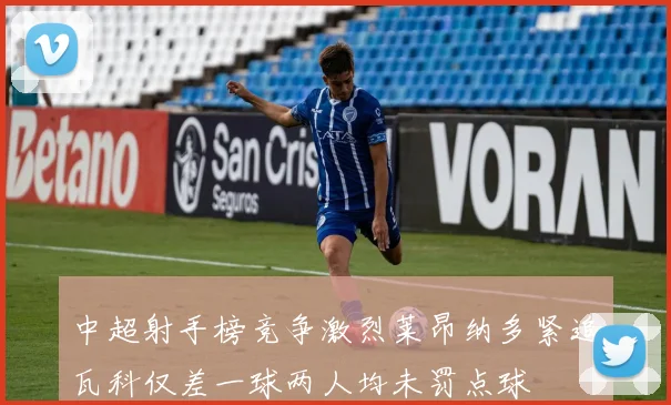中超射手榜竞争激烈莱昂纳多紧追瓦科仅差一球两人均未罚点球