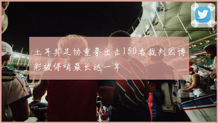 土耳其足协重拳出击150名裁判因博彩被停哨最长达一年